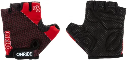 Перчатки детские ONRIDE Gem черный-красный