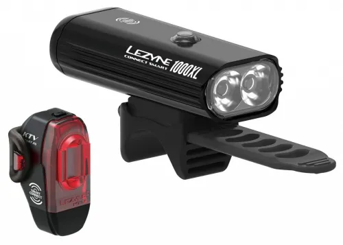 Комплект світла Lezyne Connect Smart 1000XL / KTV Smart чорний