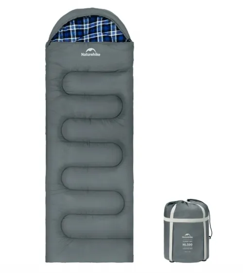 Спальный мешок Naturehike Clear Sky CNK2450WS042 (0°C) 220 см (правый), grey