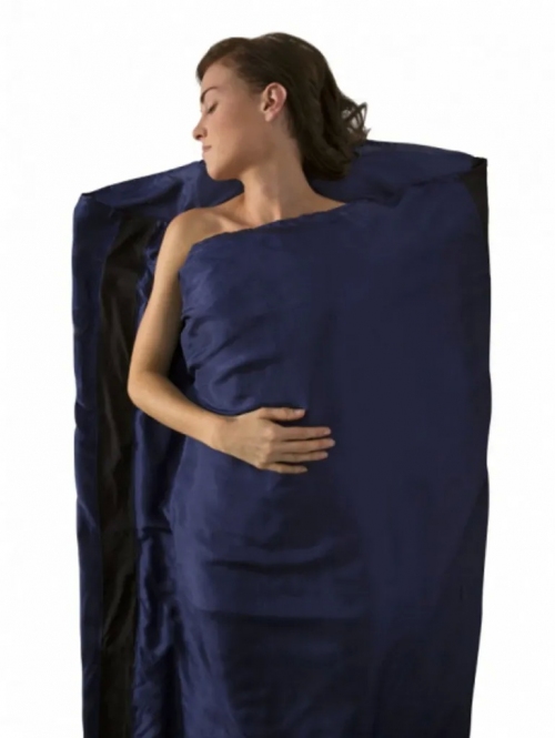 Вкладыш в спальник Sea To Summit Silk 185 см, navy