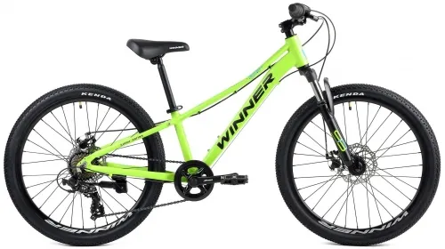 Велосипед 24 Winner BETTY (2021) зеленый (мат)