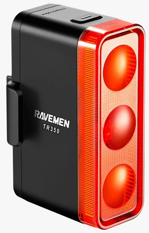 Задній ліхтар Ravemen TR350, 350 lm, 1600 mAh, з датчиком руху