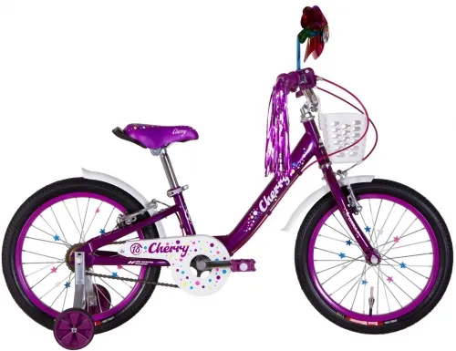 Велосипед 18 Formula CHERRY (2022) фіолетовий з білим