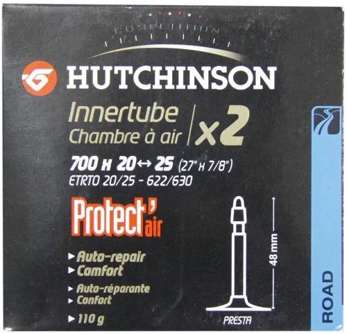Камера с герметиком 28 x 0.8-1.00 (20/25-622/630) Hutchinson Protect Air x 2, presta 48mm