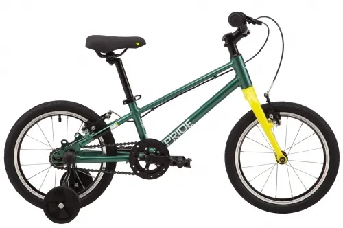 Велосипед 16 Pride GLIDER 16 (2024) зеленый