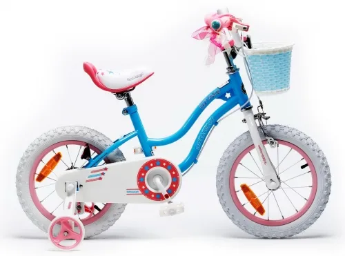 Велосипед 14 RoyalBaby STAR GIRL синій