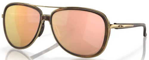 Очки Oakley SPLIT TIME (PRIZM Rose Gold Polarized) brown tortoise/gold