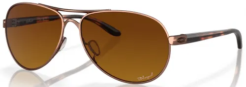 Очки Oakley FEEDBACK (BROWN Gradient Polarized) rose gold