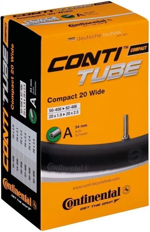 Камера 20 Continental Compact Tube Wide A34 (50-406->62-406) (160g)