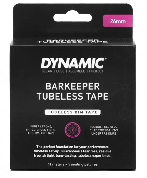 Ободная лента Dynamic Barkeeper Tubeless Tape для бескамерных ободов 26mm, 11м