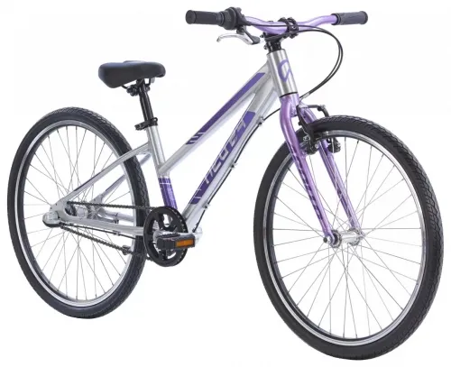Велосипед 24 Apollo NEO 3i girls (2022) Brushed Alloy / Lavender / Purple Fade