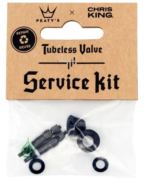 Комплект для ніпелів Peaty's x Chris King Tubeless Valve Service Kit