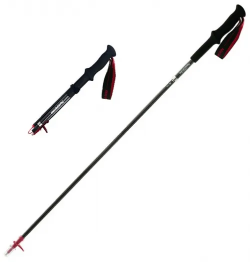 Треккинговая палка 3-секционная Naturehike ST07 NH18D010-Z, 115-135 см, burgundy