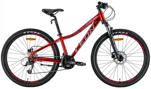Велосипед 26 Leon SUPER JUNIOR ADVENT AM HDD (2022) красный с серым