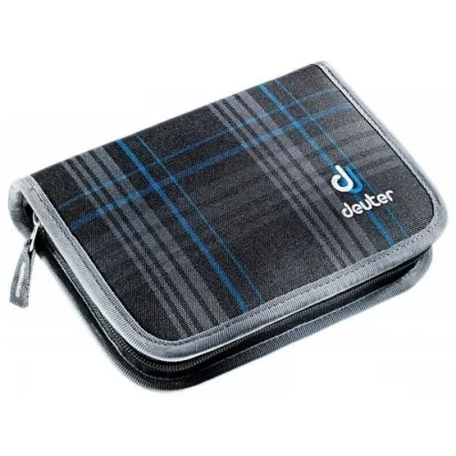 Пенал Deuter Pencil Box blueline check с карандашами (7309)