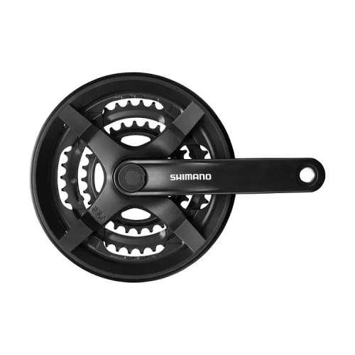 Шатуны Shimano FC-TY301, 150мм, 42X34X24, защита звезд