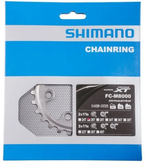 Звезда шатунов Shimano FC-M8000 26 зуб.-BC для 36-26T