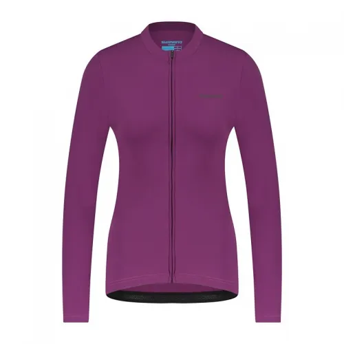 Велоджерси женское Shimano Apice long sleeves утепленная violet