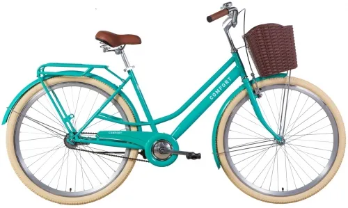 Велосипед 28 Dorozhnik COMFORT FEMALE (2021) бірюзовий