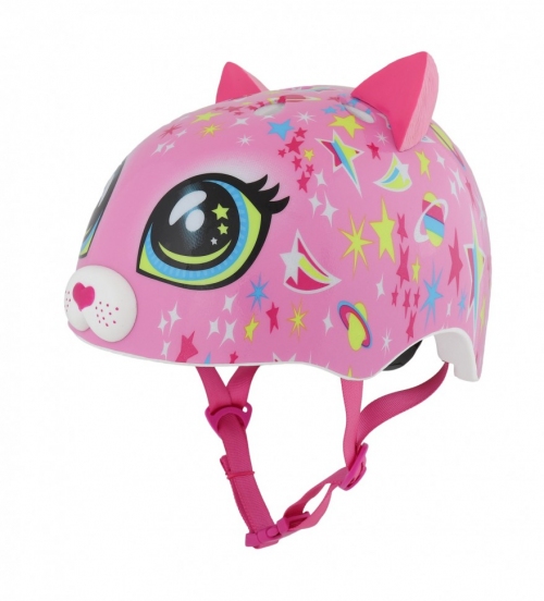 Шлем C-Preme Raskullz Astro Cat розовый