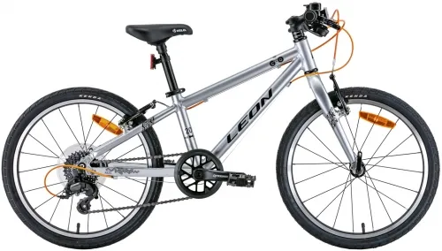 Велосипед 20 Leon GO 7 speed Vbr (2022) серый с черным