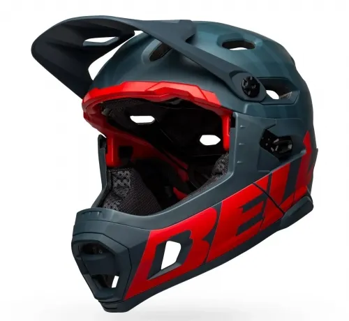 Шолом Bell Super DH Spherical matt navy/сrimson