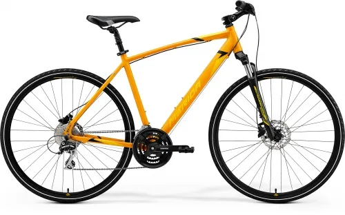 Велосипед 28 Merida CROSSWAY 20-D (2021) silk orange(yellow)
