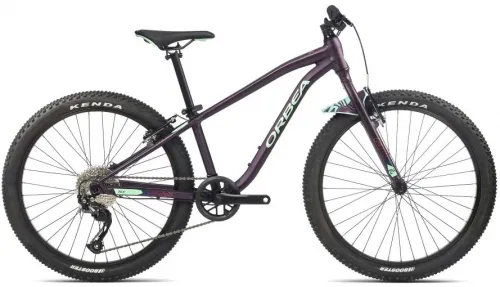 Велосипед 24 Orbea MX 24 DIRT (2023) purple matt/mint gloss