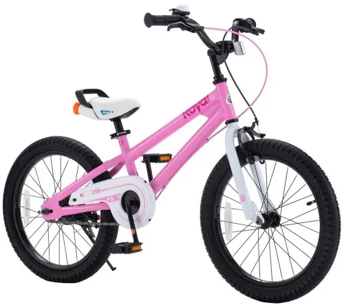 Велосипед 18 RoyalBaby Freestyle 7TH (2024) OFFICIAL UA розовый