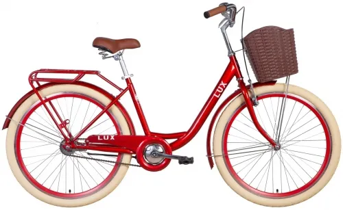 Велосипед 26 Dorozhnik LUX (2021) рубиновый