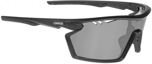 Окуляри ONRIDE Honor матово чорні з лінзами димчасті Mirror (17%)