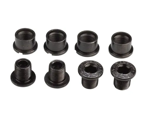 Гвинти (бонки) зірки шатунів Race Face M8x8.5 (4 болта + 4 гайки) steel