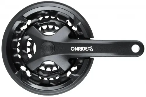 Шатуни Onride Trio 850P, 22/32/42T, під квадрат, L170мм, black