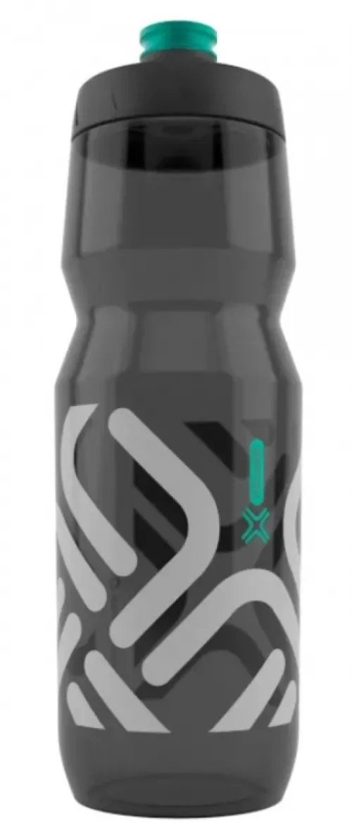 Фляга FIDLOCK 750 antibacterial trans. black/grey (під звичайний фляготримач)