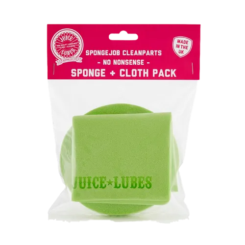 Набор Juice Lubes Sponge + Cloth Pack