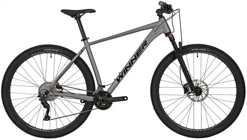 Велосипед 29 Winner SOLID-WRX (2024) сірий (мат)