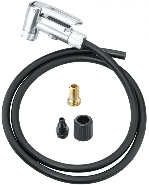 Topeak SmartHead DX Upgrade Kit, with Smarthead DX1 full metal pump head, w/hose (w/o multi hose adapters)