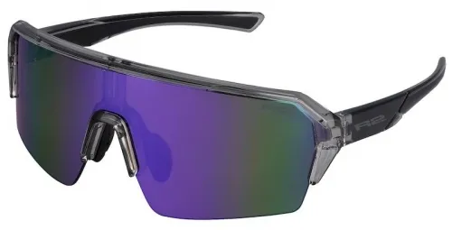 Очки детские R2 HYPE, линза brown (purple chrome 3) PC, grey black (crystal shiny)