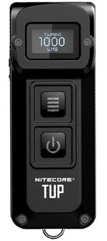 Ліхтар ручний наключний Nitecore TUP (Cree XP-L HD V6, 1000 лм, 5 реж., USB), black