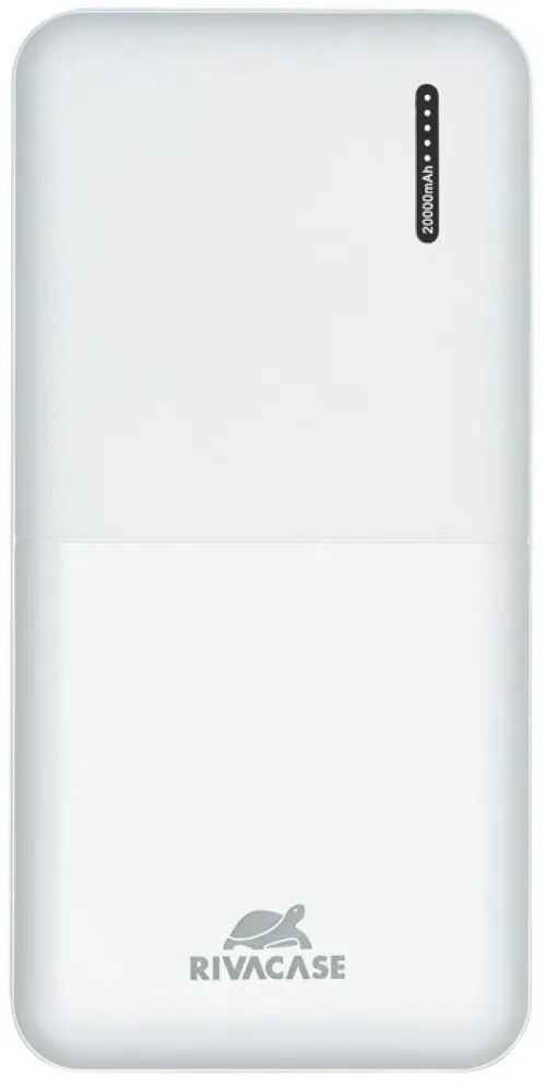 Универсальная мобильная батарея Rivacase VA2572 20000mAh PD 20W, USB-C, 2*USB-A QC 3.0, White