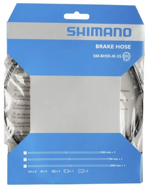 Гидролиния Shimano SM-BH59 для дисковых тормозов, 1000мм с комплектом соединения, чорная