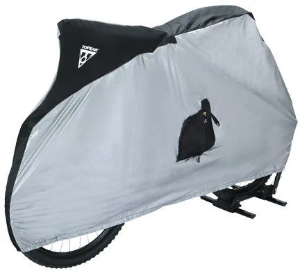 Чехол для велосипеда Topeak Bike Cover for 26 wheel MTB, 190T Nylon, UV-proof, black/silver