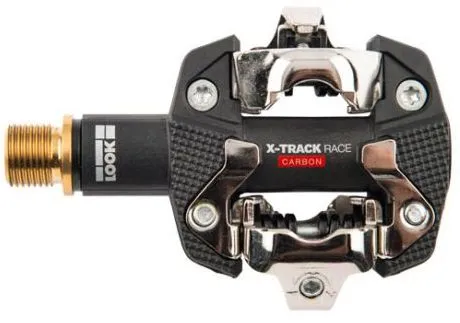 Педаль Look X-TRACK RACE CARBON TI карбон, ось chromoly 9/16, черная