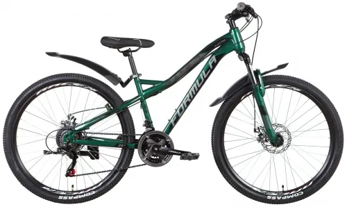 Велосипед 26 Formula ELECTRA AM DD (2022) темно-зеленый с крыльями