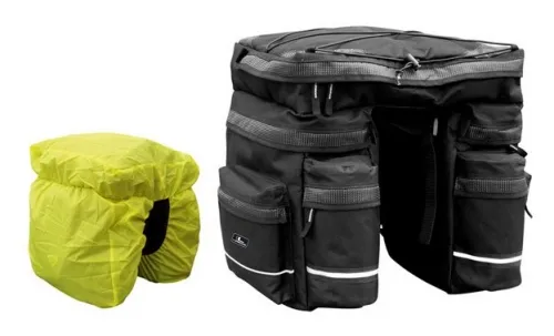 Сумка-штаны на багажник Longus TRIPLE 42,5L + чехол от дождя