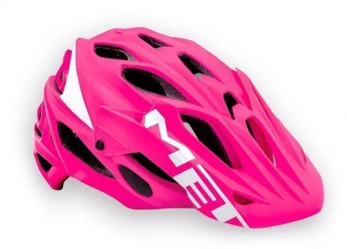 Шлем MET Parabellum (54-58 cm) Pink White matt glossy