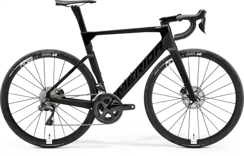 Велосипед 28 Merida REACTO 7000-E (2021) glossy black/matt black
