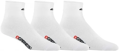 Носки Garneau Mid Versis Cycling Socks (3-pack) білі