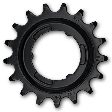 Звезда задняя KMC Shimano Narrow 17T 3/32 black (для планетарных втулок)