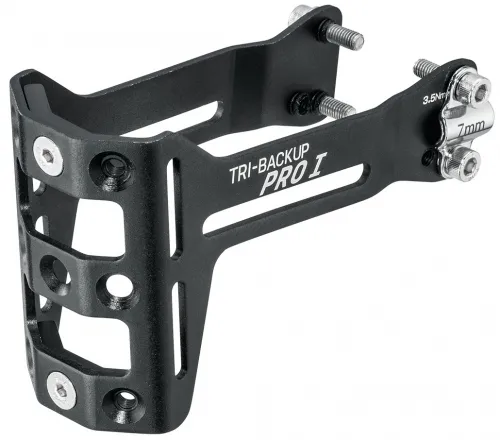 Кріплення Topeak Tri-BackUp PRO I, AL rear hydration multi mount on saddle parallel rail section, for triathlon saddles